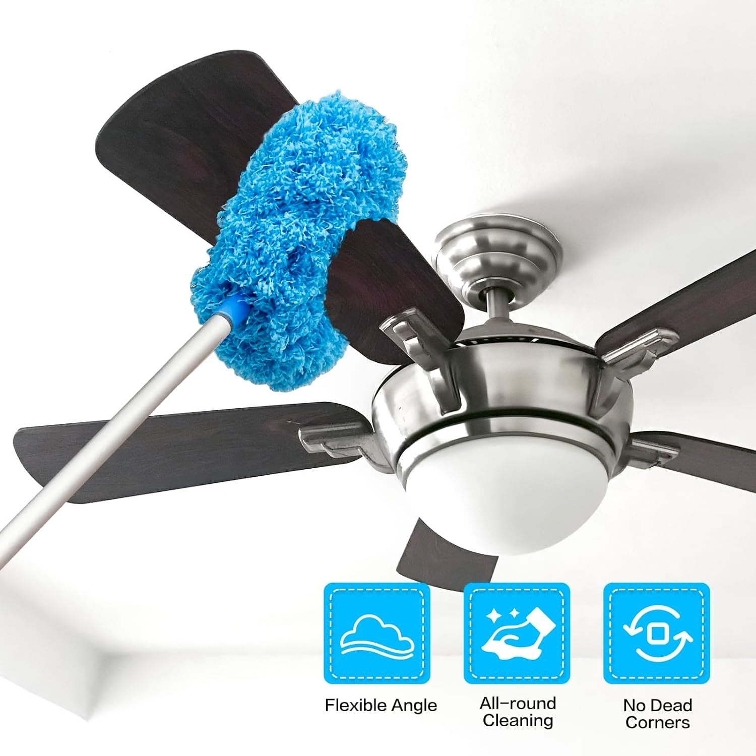 Ceiling Fan Duster With Extension Rod