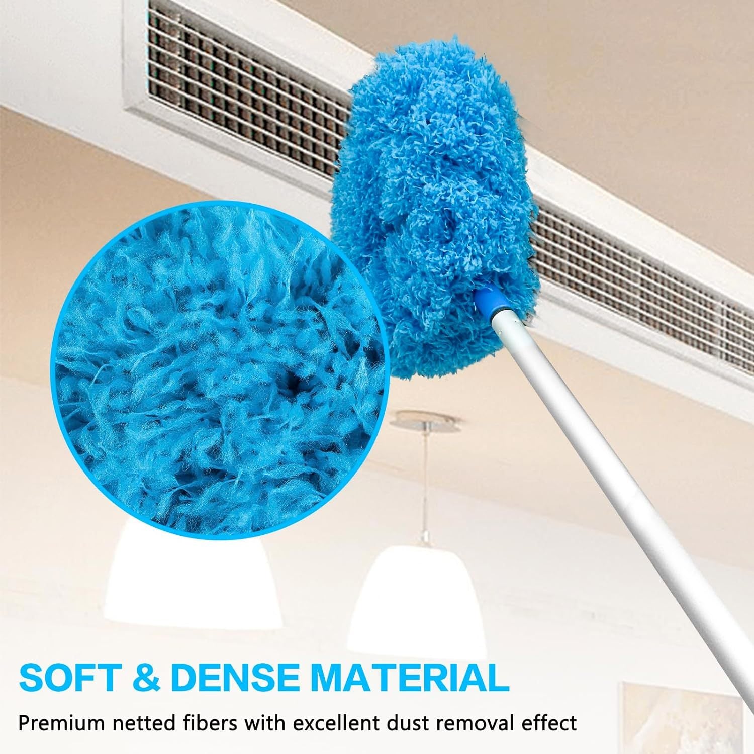 Ceiling Fan Duster With Extension Rod