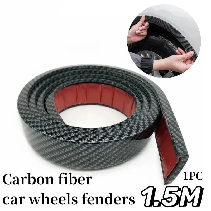 Carbon fiber pattern car anti-collision strip