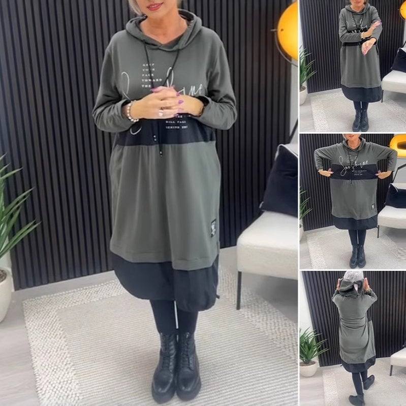 Casual Hooded Dress