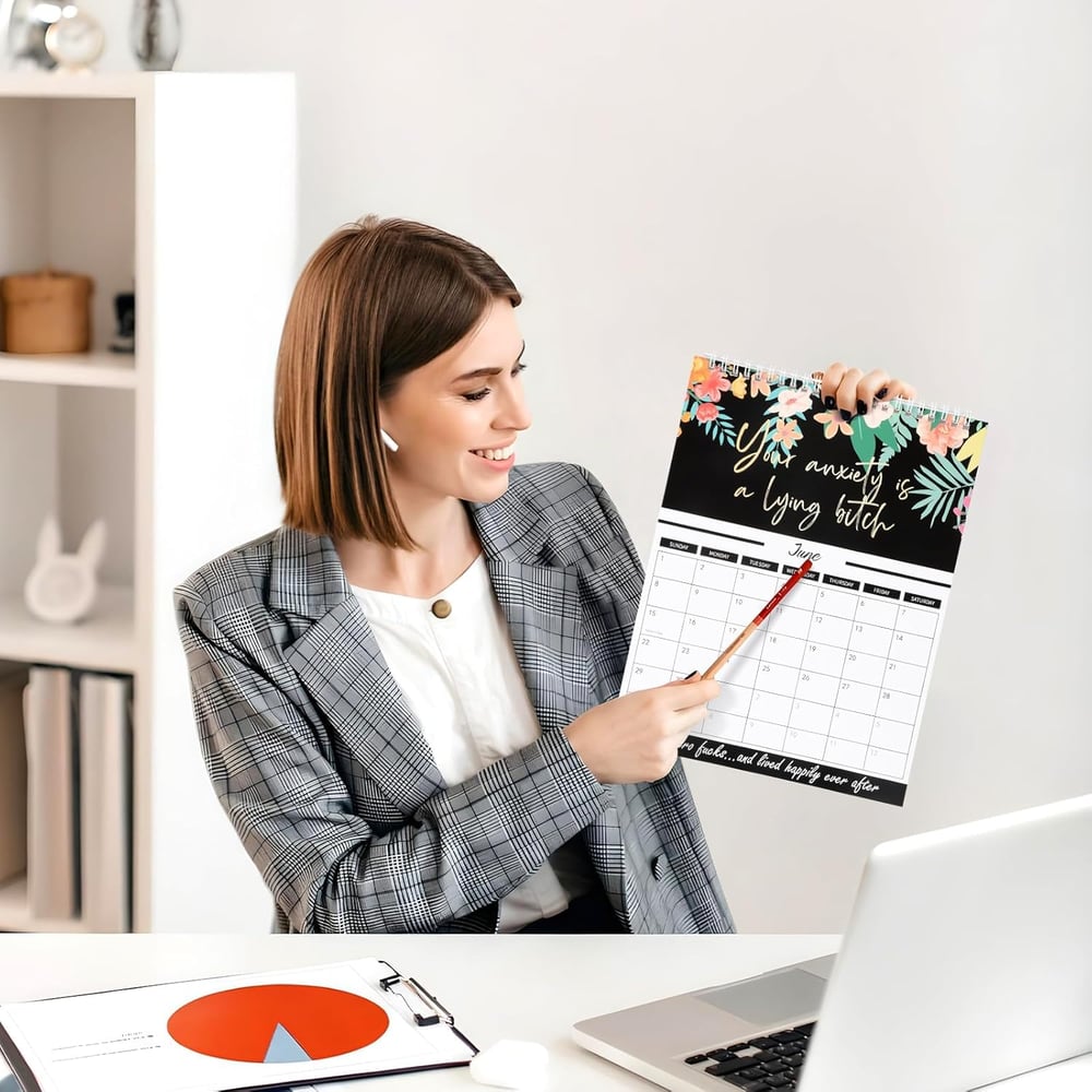 2025 Sweary Calendar for Tired-Ass Women