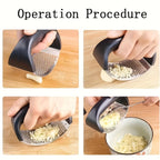 304 Stainless Steel Ring Garlic Press