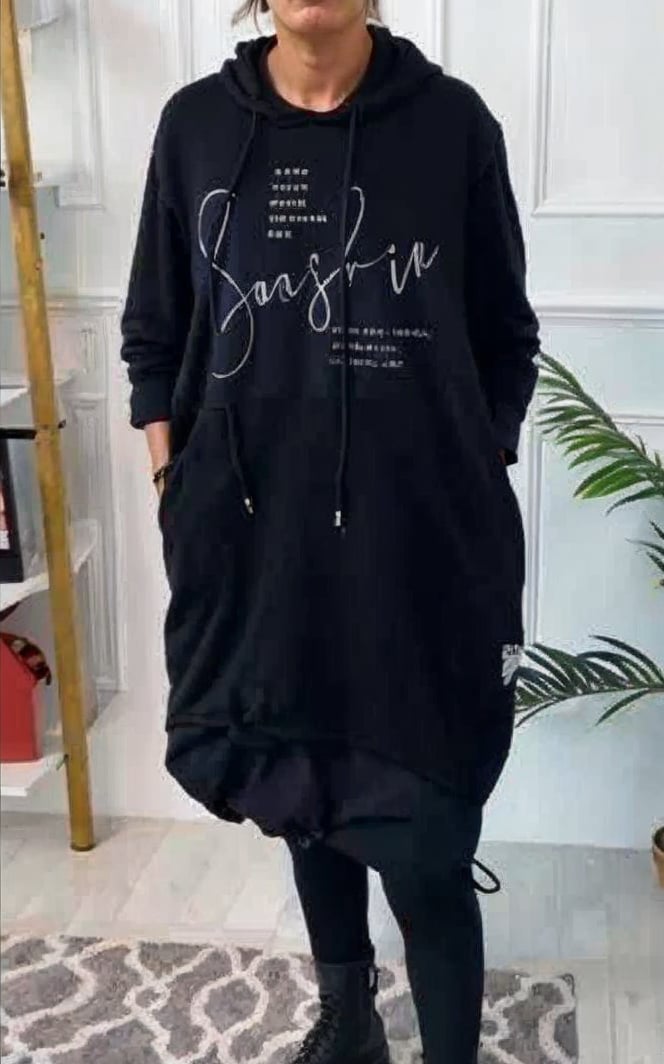 Casual Hooded Dress