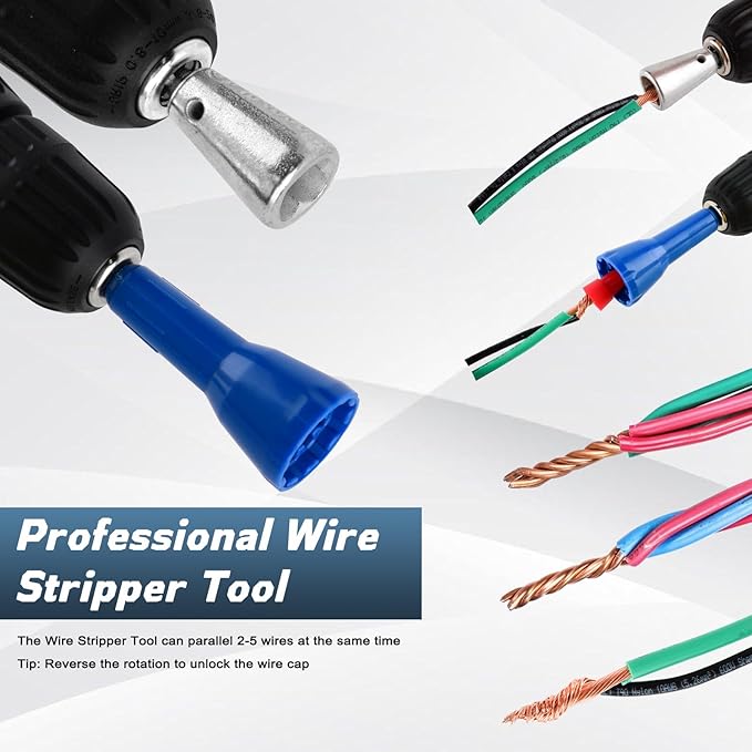 AWG Wire Stripper Tool, Wire Stripping & Twisting Tool