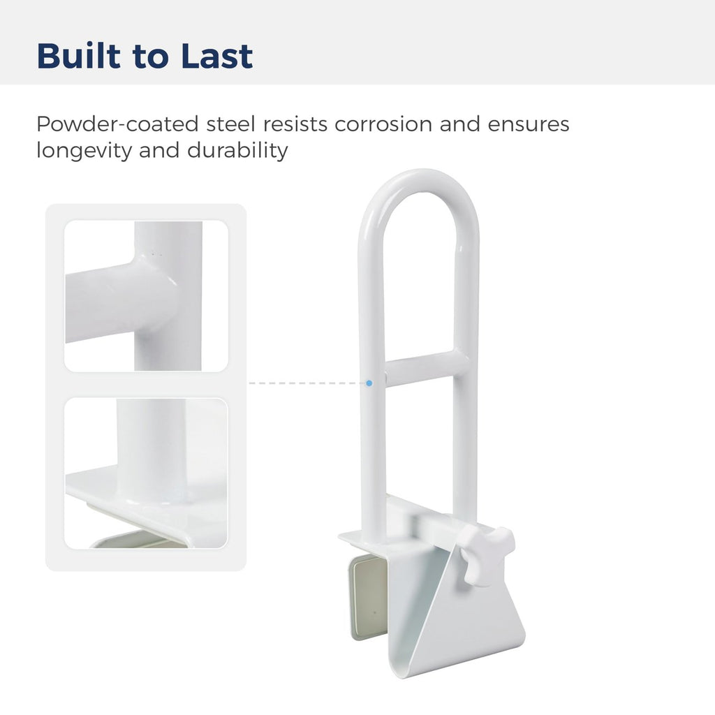 Clamp-On Tub Rail
