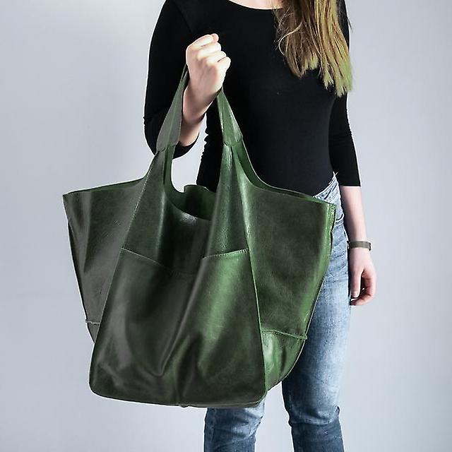 (🎄CHRISTMAS HOT SALE🎁) New Ladies Huge Oversized Leather Tote Bag
