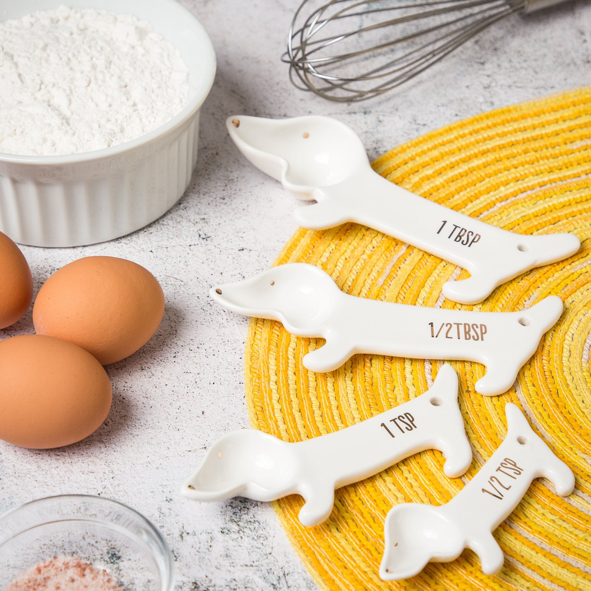 Dachshund Measuring Spoons Set ( 4 pcs )
