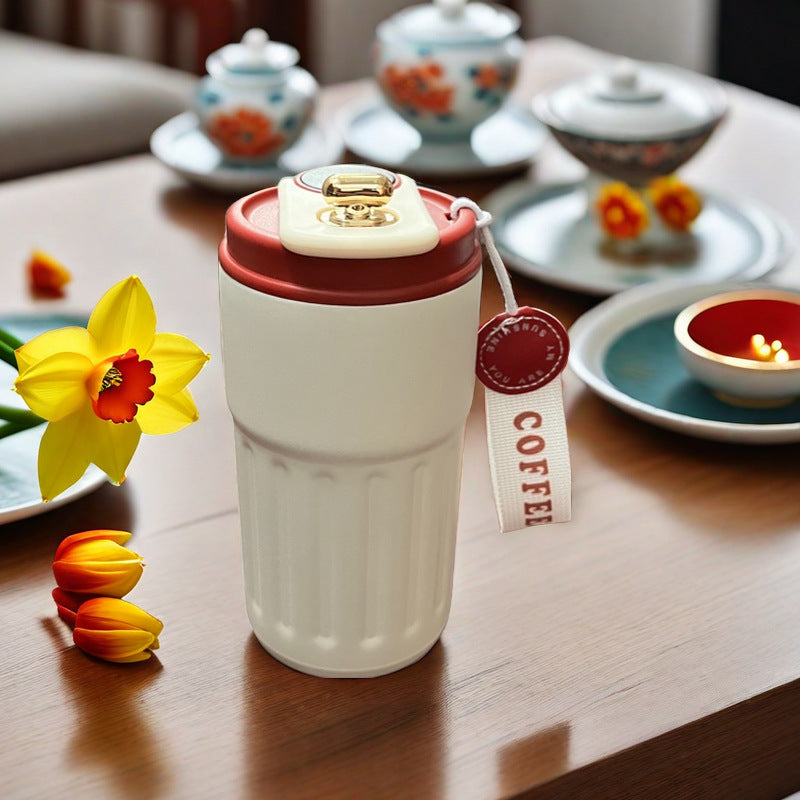 Coffee Thermos With Temperature Display