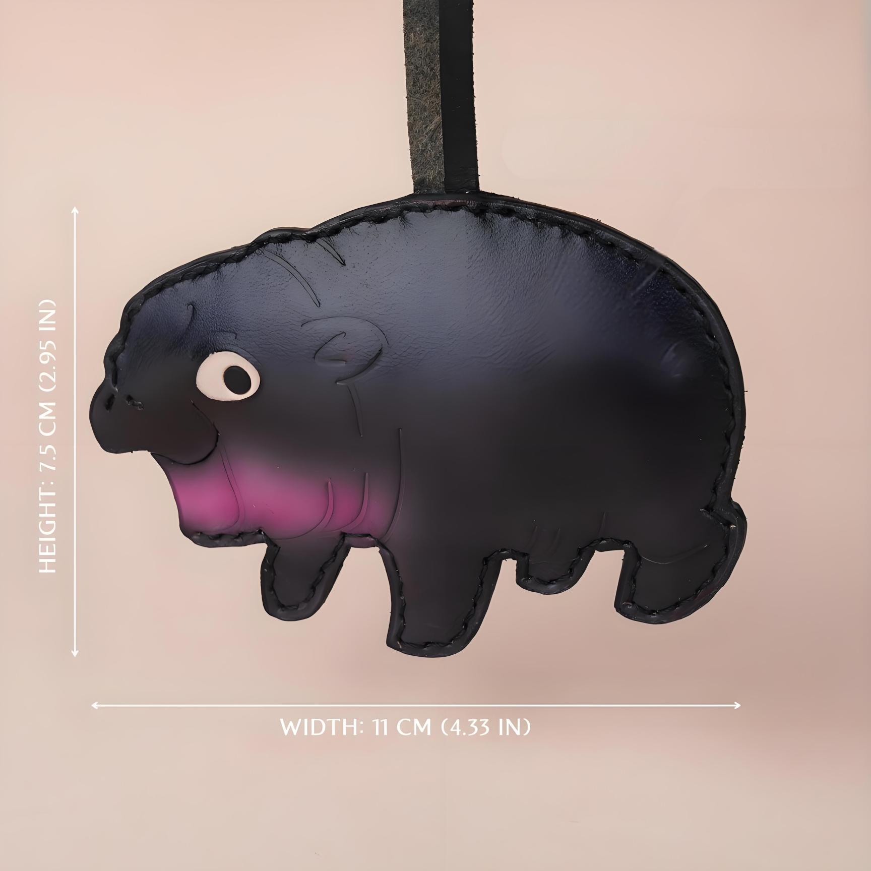 Cute Pygmy Hippo Bag Charm