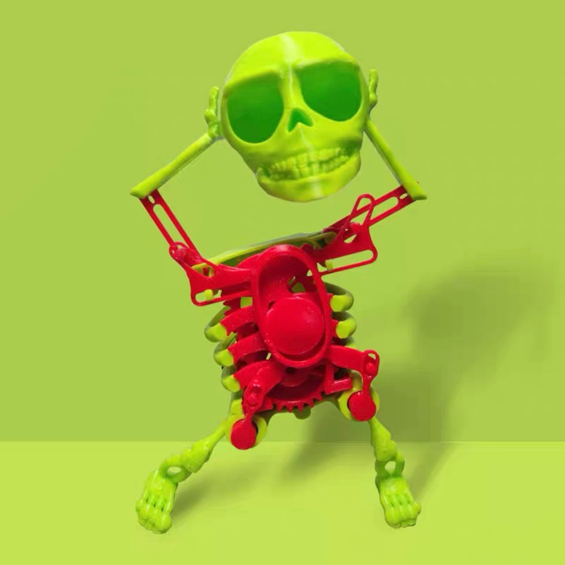 Dancing and Swinging 3D Skull Toy