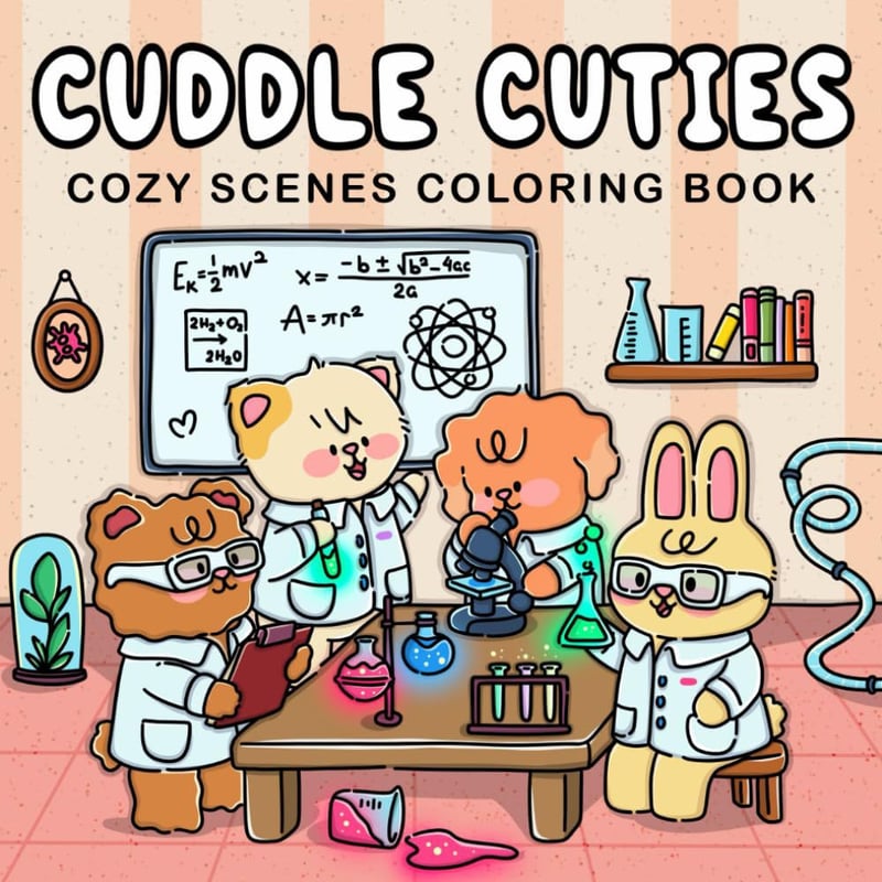 CUTE & COMFY COLORING BOOK