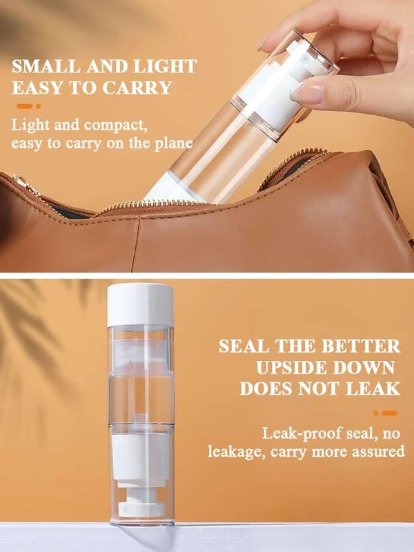 Anti-residue Vacuum Cosmetic Travel Container-🔥BUY MORE SAVE MORE🔥