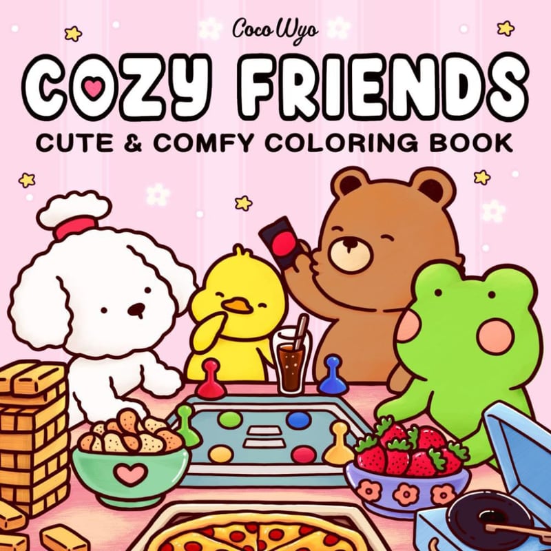 CUTE & COMFY COLORING BOOK