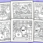 CUTE & COMFY COLORING BOOK
