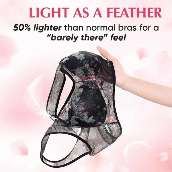 Cooling Comfort Bra Made From Ice Silk And Lace👍No more sagging breasts
