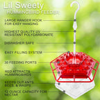 (🔥Last Day Sale-50% OFF)Mary's Hummingbird Feeder With Perch And Built-in Ant Moat