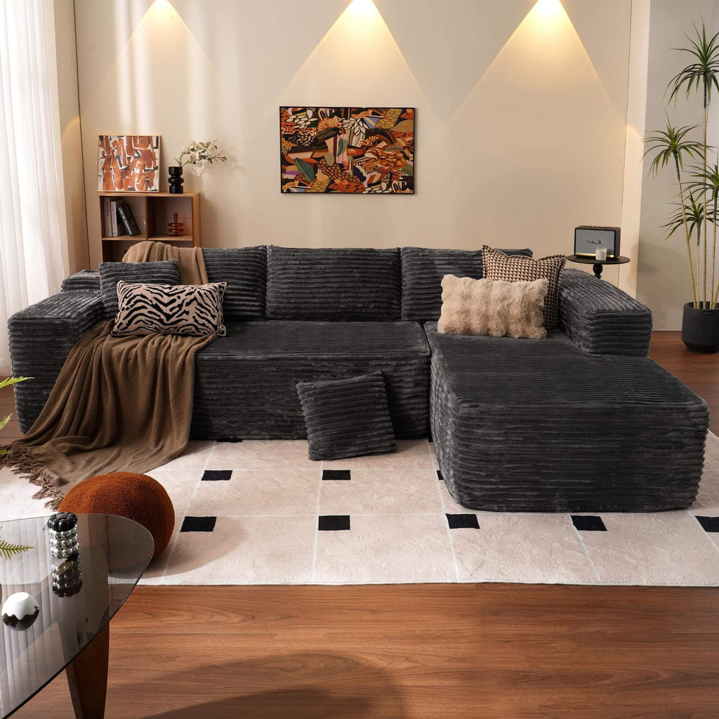 💥𝗟𝗶𝗺𝗶𝘁𝗲𝗱 𝗧𝗶𝗺𝗲 𝗢𝗳𝗳𝗲𝗿💖 Modular couch L-Shaped Sectional Sofa Set