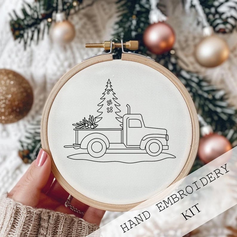 Christmas Embroidery KIT(DIY)