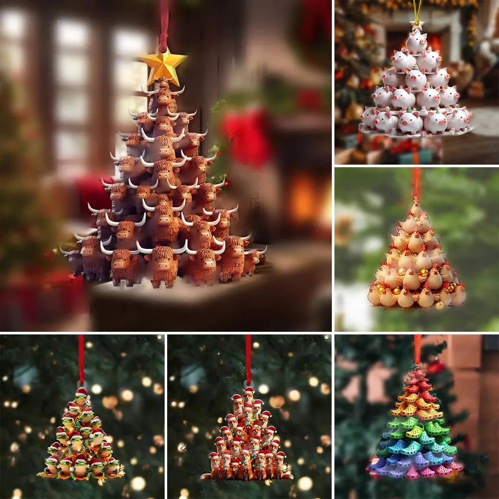(🎅Xmas Sale 49% OFF🎄) - Stacking Animal Christmas Ornaments