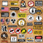 150pcs Hard Hat Stickers Pack(DIRTY) - Perfect for Helmets, Toolboxes..