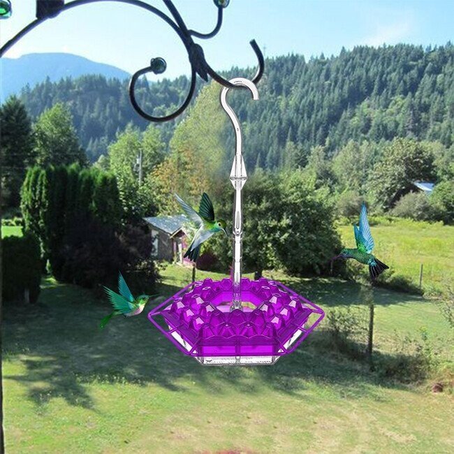 (🔥Last Day Sale-50% OFF)Mary's Hummingbird Feeder With Perch And Built-in Ant Moat