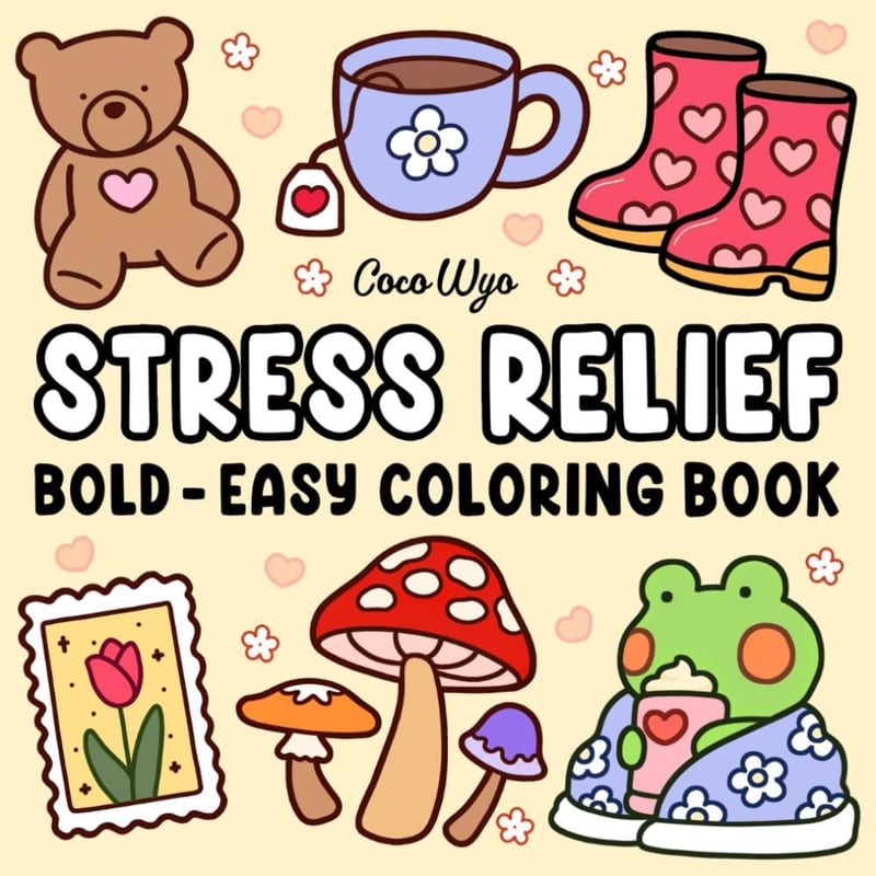 CUTE & COMFY COLORING BOOK