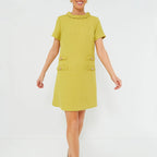 Croissant Tweed Jackie Dress