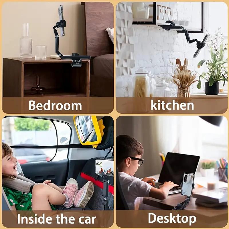 2025 New 1080° Multi-Function Sun Visor Universal 360 Degree Rotating Phone Holder
