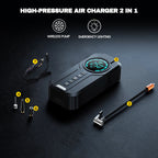 All-in-one emergency electric car jump starter air pump machine