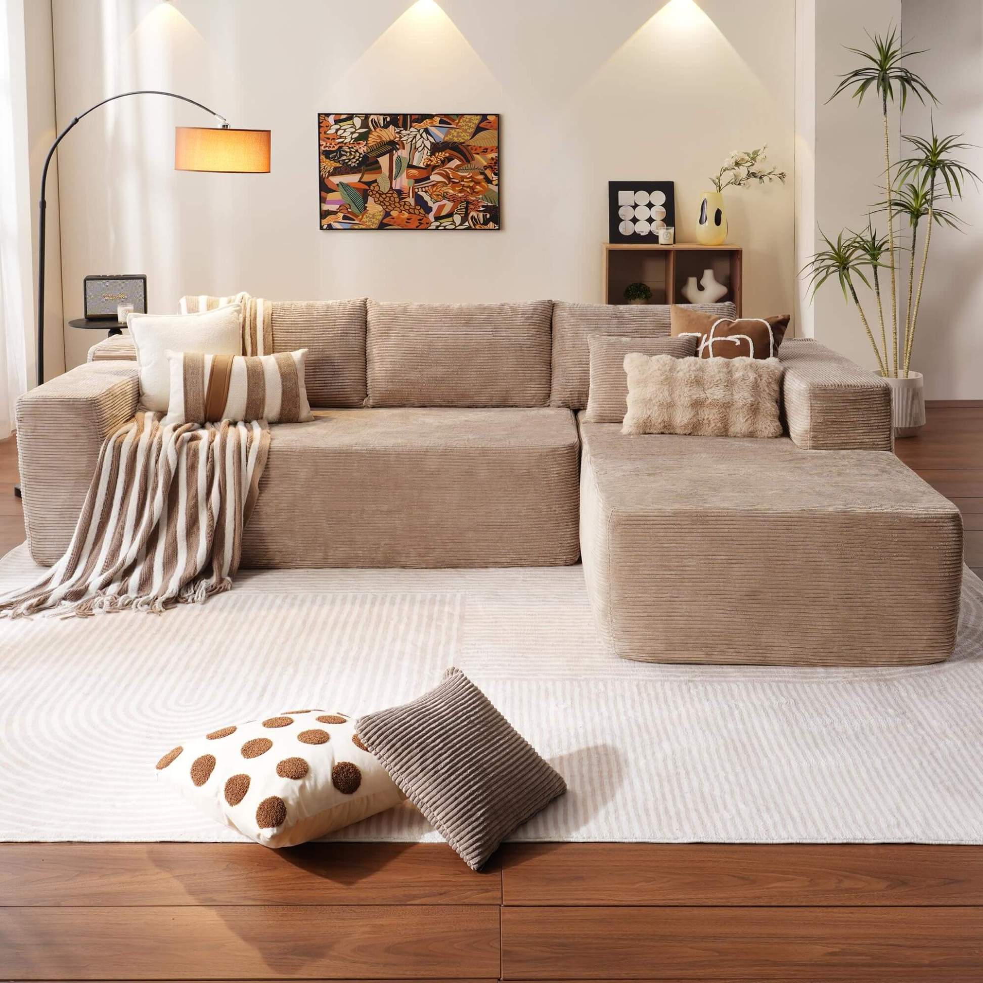 🛋️ Modular couch L-Shaped Sectional Sofa Set ✨