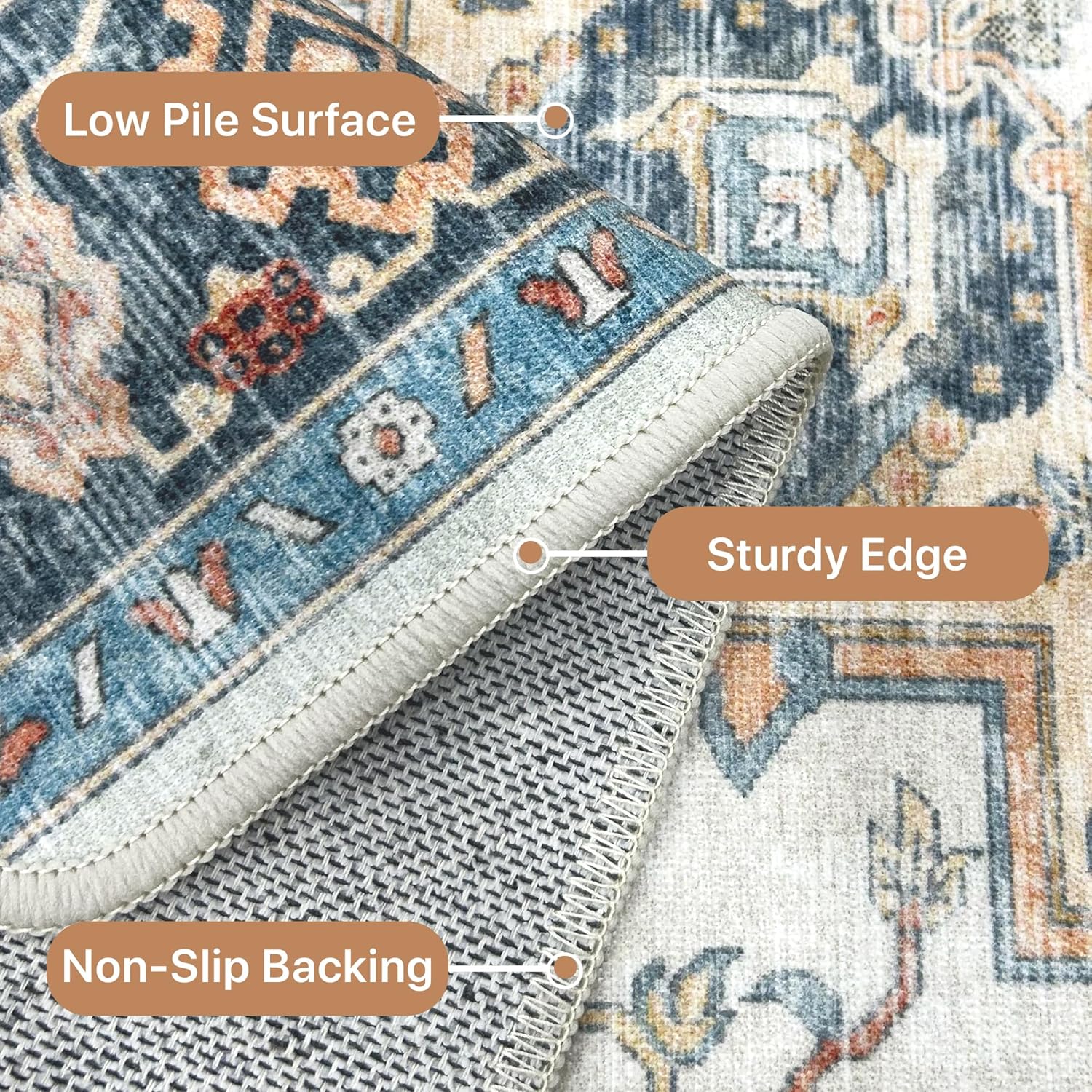 Bohemian Washable Non-Slip Kitchen Mats