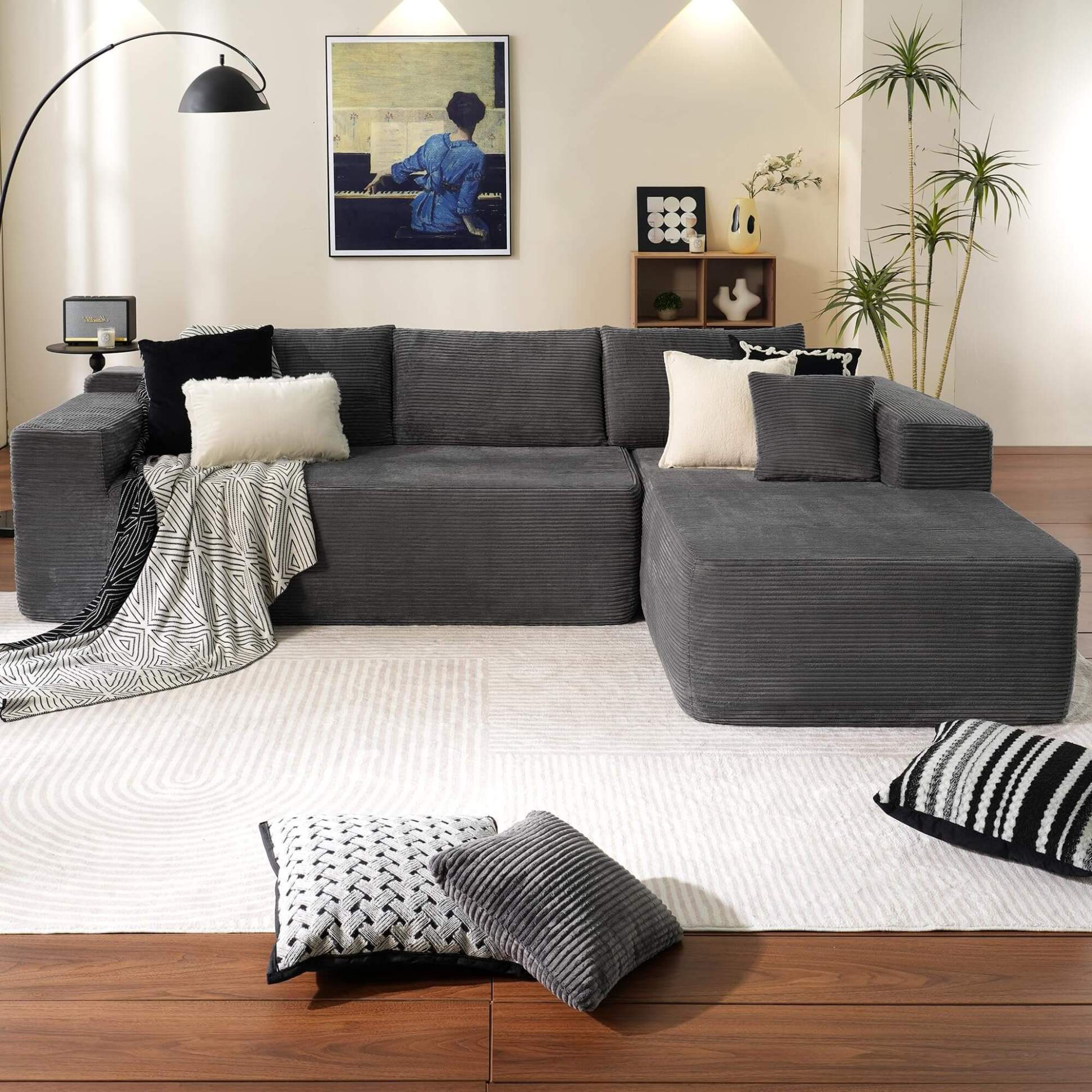 🛋️ Modular couch L-Shaped Sectional Sofa Set ✨