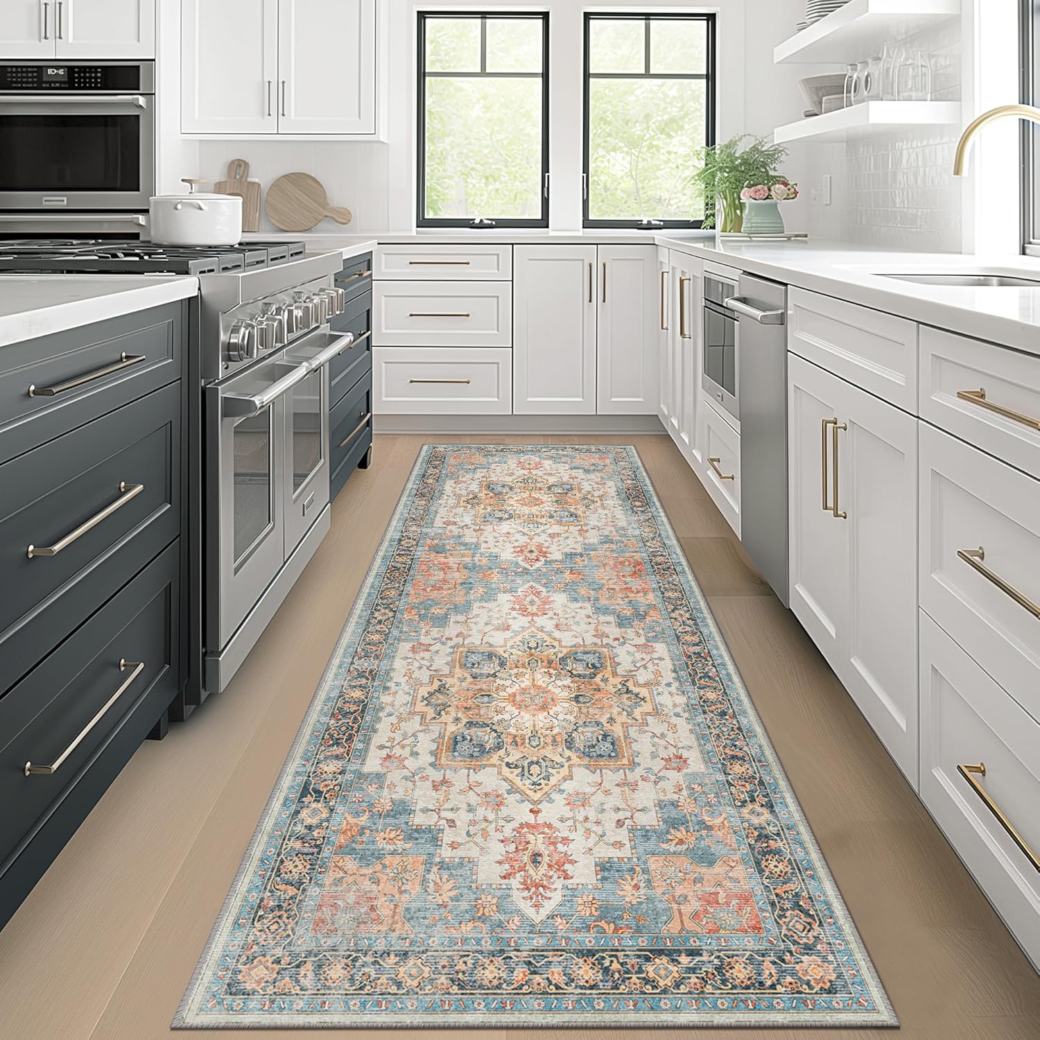 Bohemian Washable Non-Slip Kitchen Mats