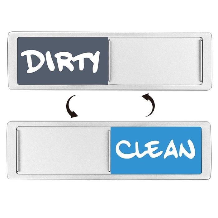 Clean Dirty Dishwasher Magnet Indicator Sign ✨