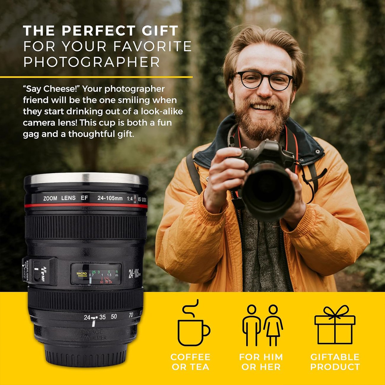 Camera Lens Coffee Mug