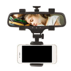 Car Rear View Mirror Phone Holder
