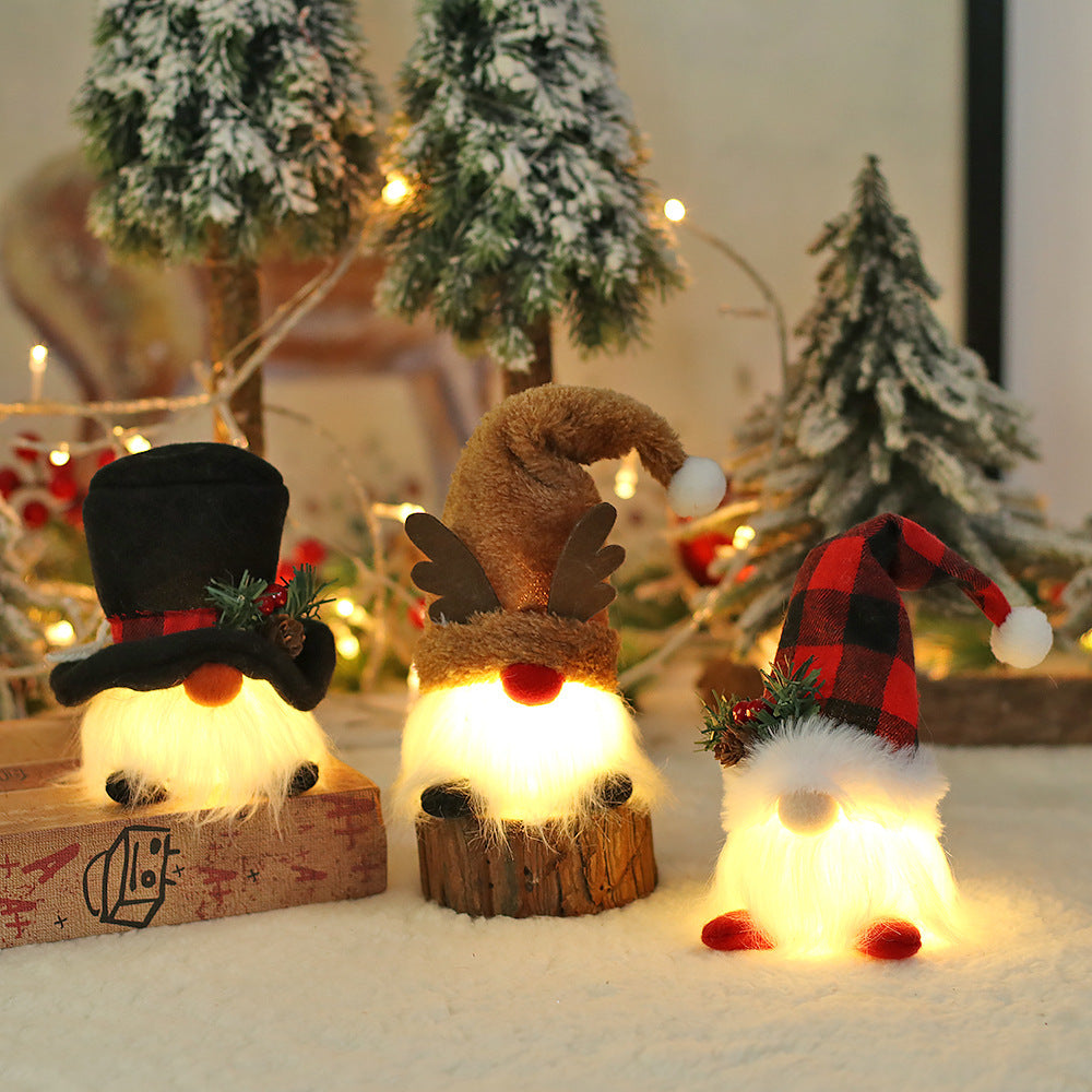 Christmas Gnome Luminous Doll
