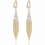 Diamond Tassel Earrings