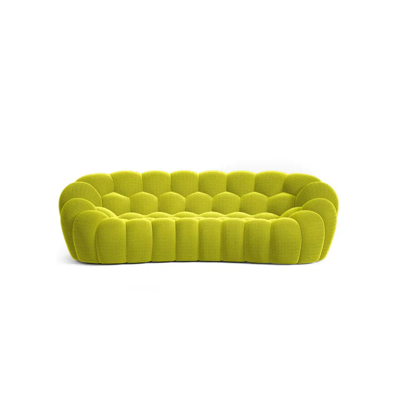 🎉74.8'' Modern Loveseat Sofa, 2 Seater Mesh Fabric Love Seat Floor Sofa