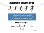 Adjustable Glasses Anti-Slip String Strap