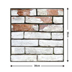 10Pcs 3D Peel and Stick Wall Tiles(12x12 inches)