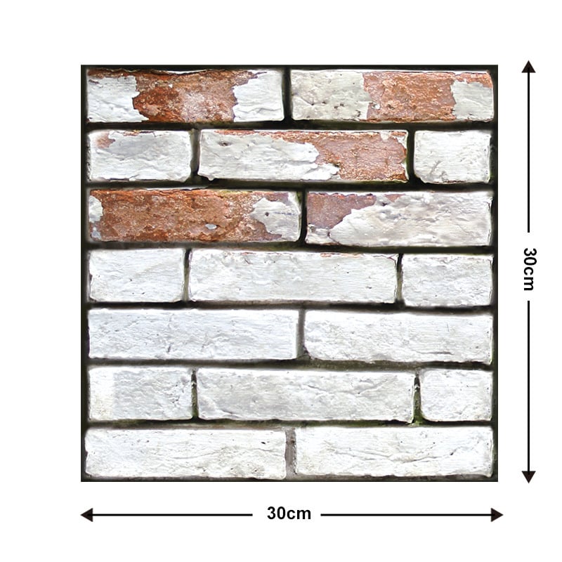 10Pcs 3D Peel and Stick Wall Tiles(12x12 inches)