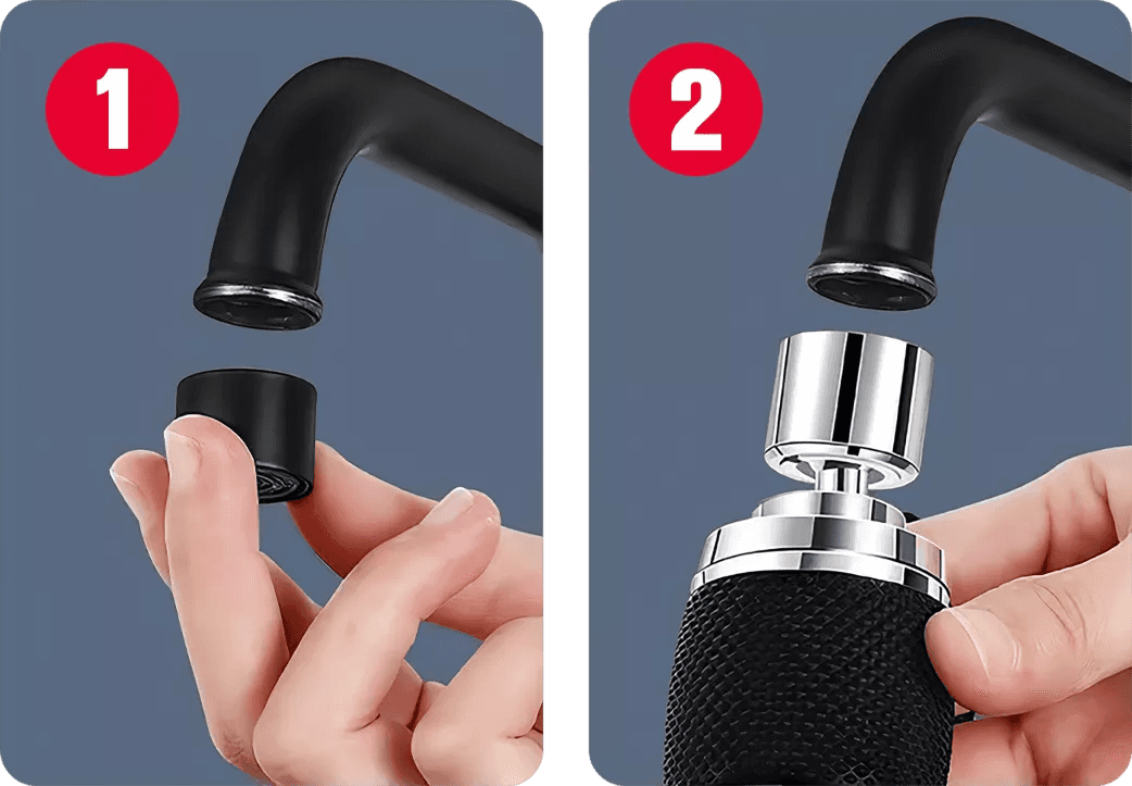 48% OFF Faucet filter 360-Degree_Swivel_Splash-Proof_Faucet_Aerator