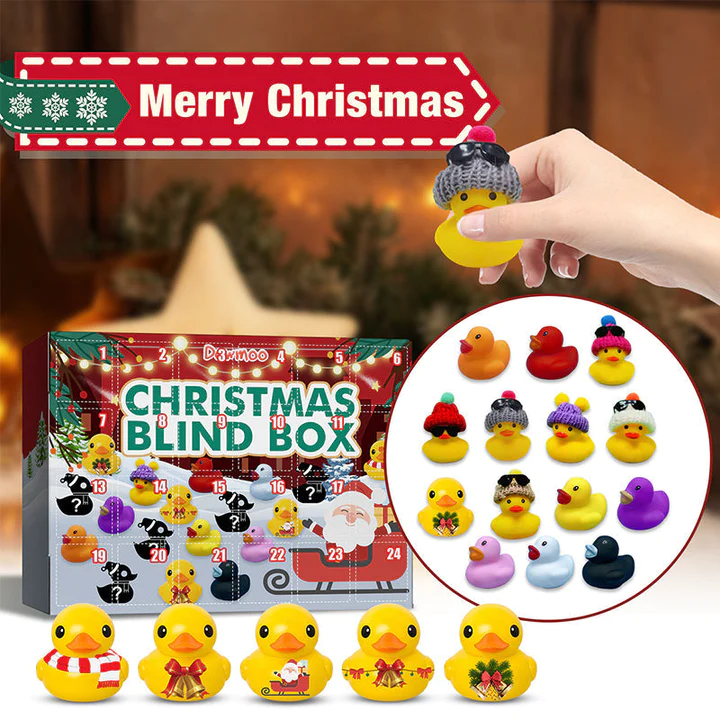 Christmas Pre-Sale 75% OFF🎄🦆 Christmas Rubber Ducks Advent Calendar