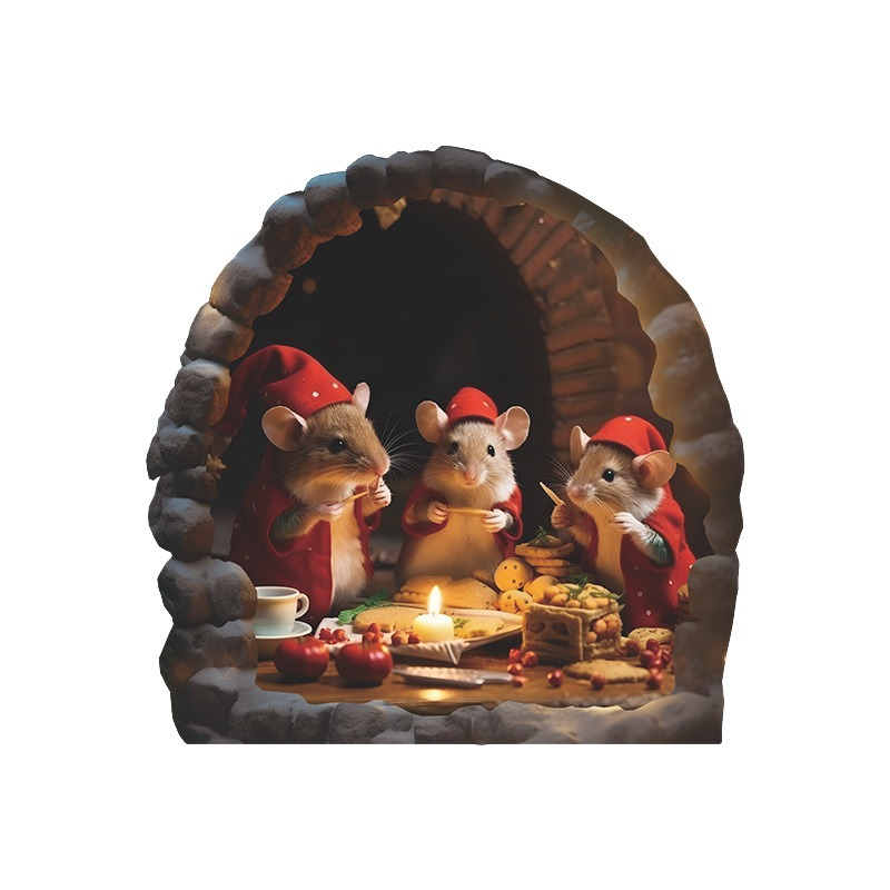 3D Mouse Sticker