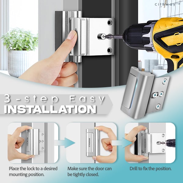 Cithway High-Security Metal Door Lock
