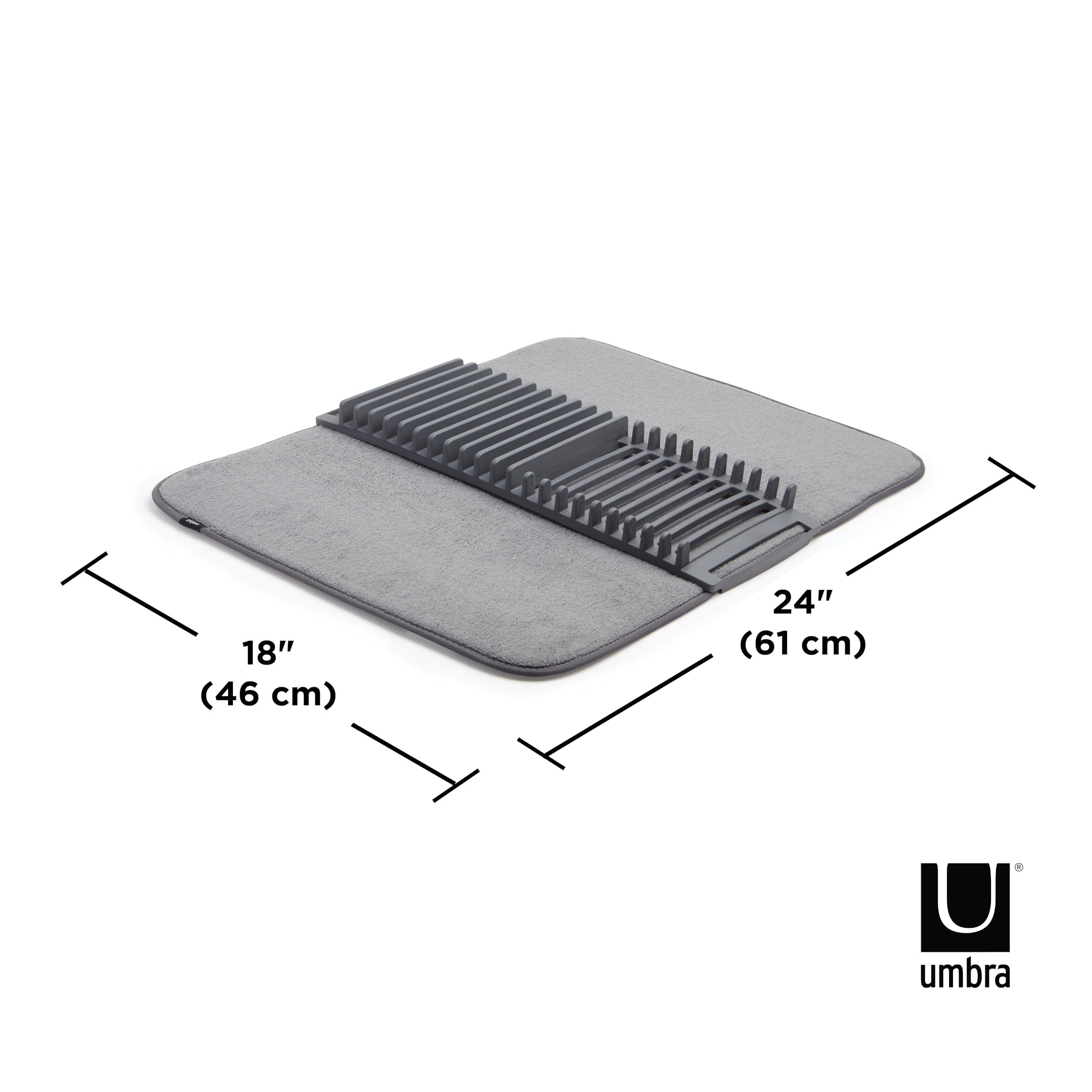 Dish Rack and Microfiber Drying Mat
