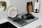Dish Rack and Microfiber Drying Mat
