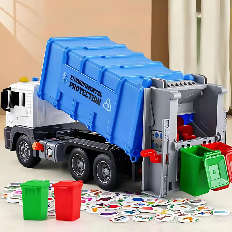 CityCleaner Interactive Garbage Truck Toy for Environmental Learning
