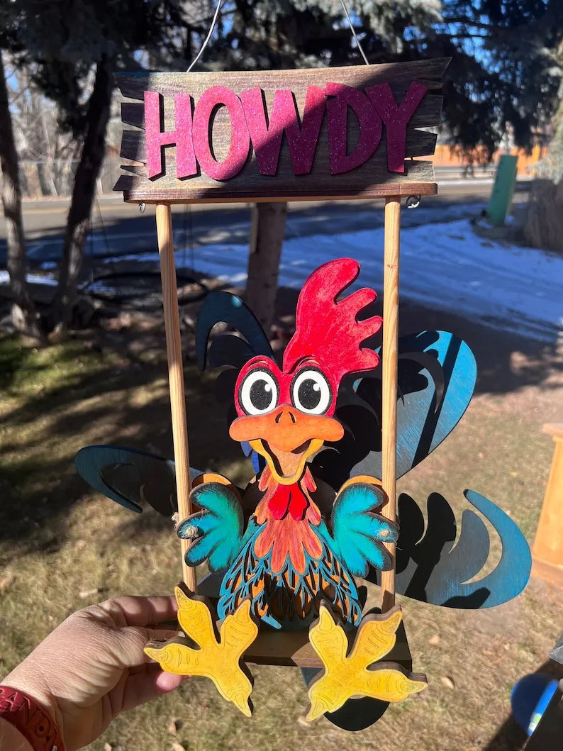 Animal Windspinner Courtyard Decoration